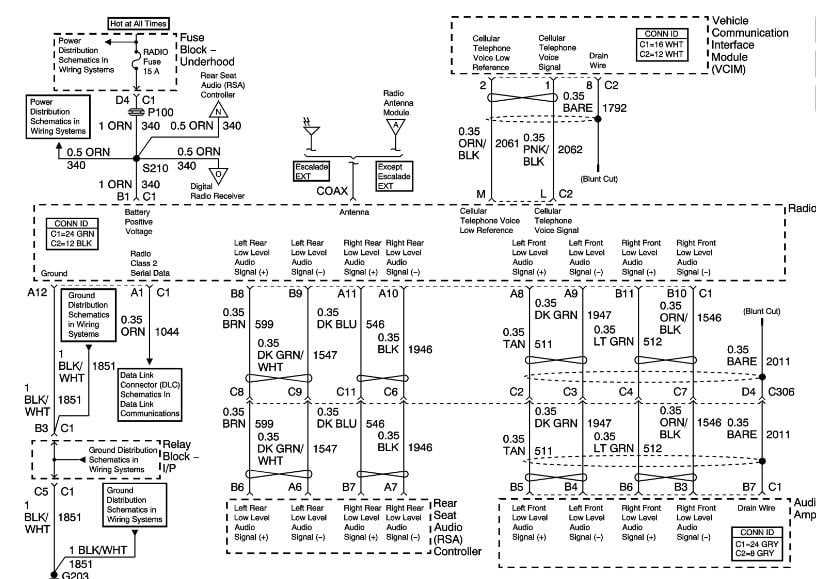 01 chevy silverado radio wiring diagram