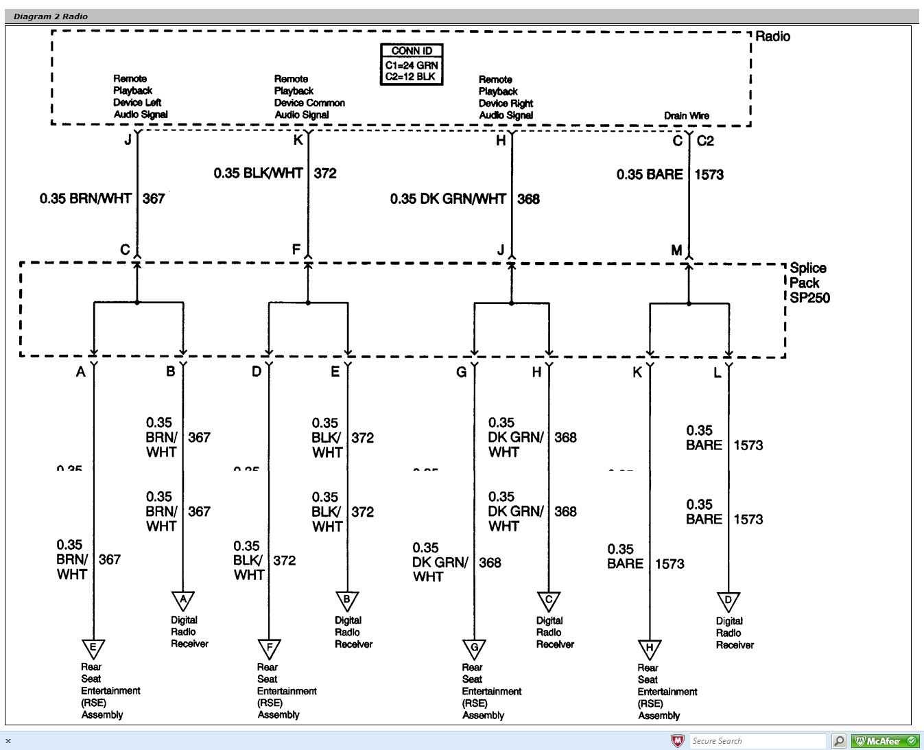 05 chevy silverado radio wiring diagram