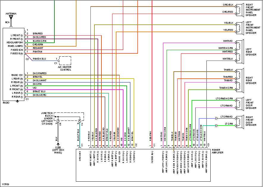 05 chrysler 300 radio wiring diagram