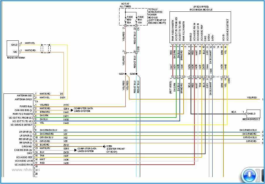 08 dodge ram radio wiring diagram