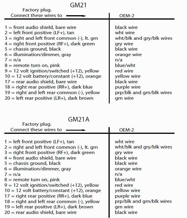 08 silverado stereo wiring diagram