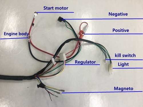 110cc atv wiring diagram