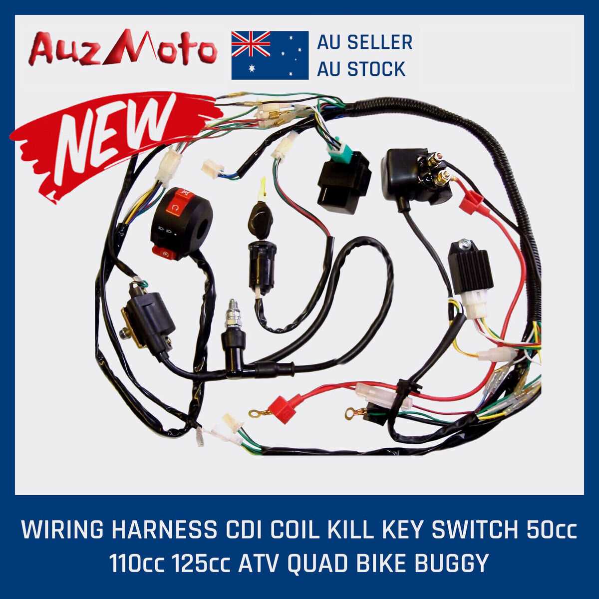 110cc atv wiring diagram