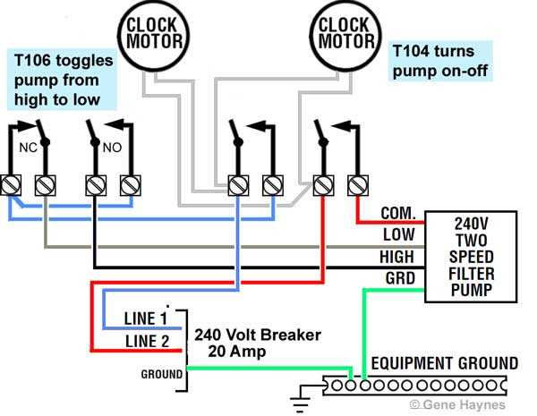 115v pool pump wiring diagram