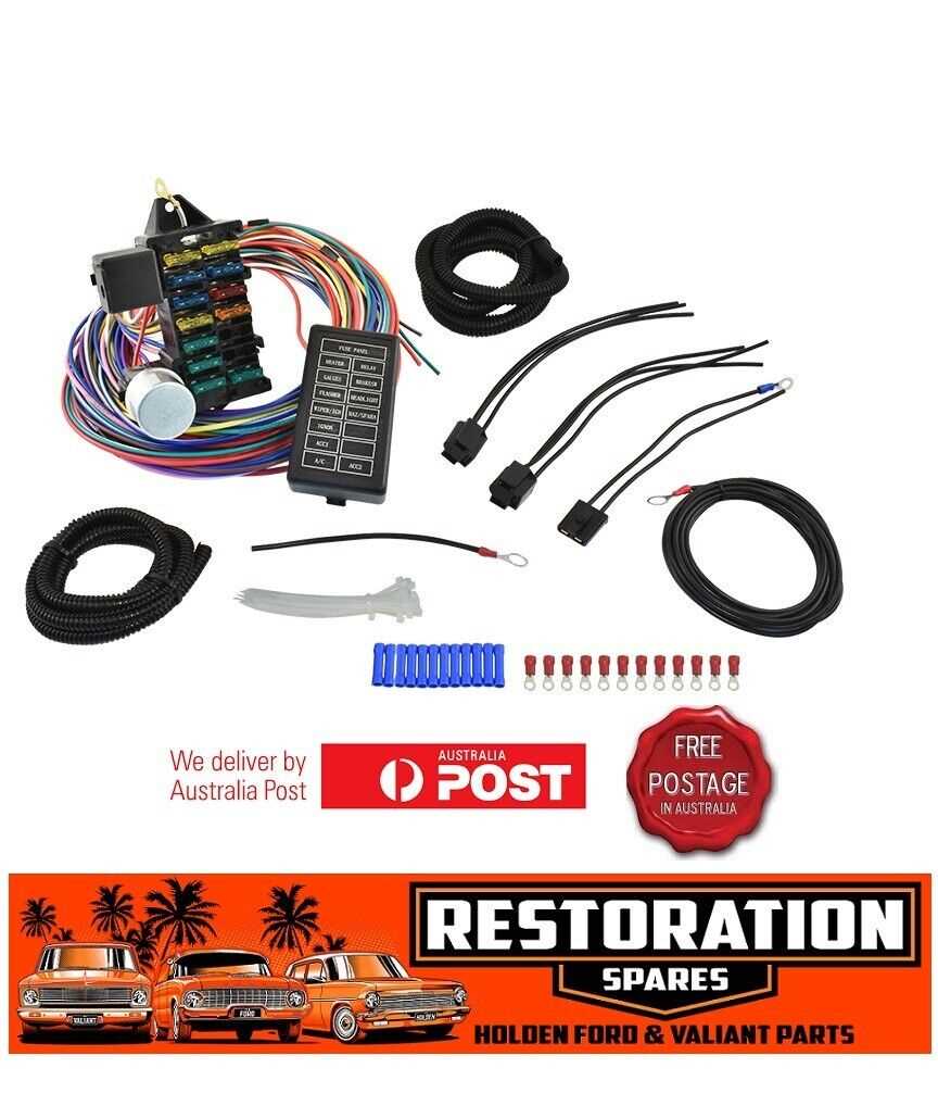 12 circuit wiring harness diagram