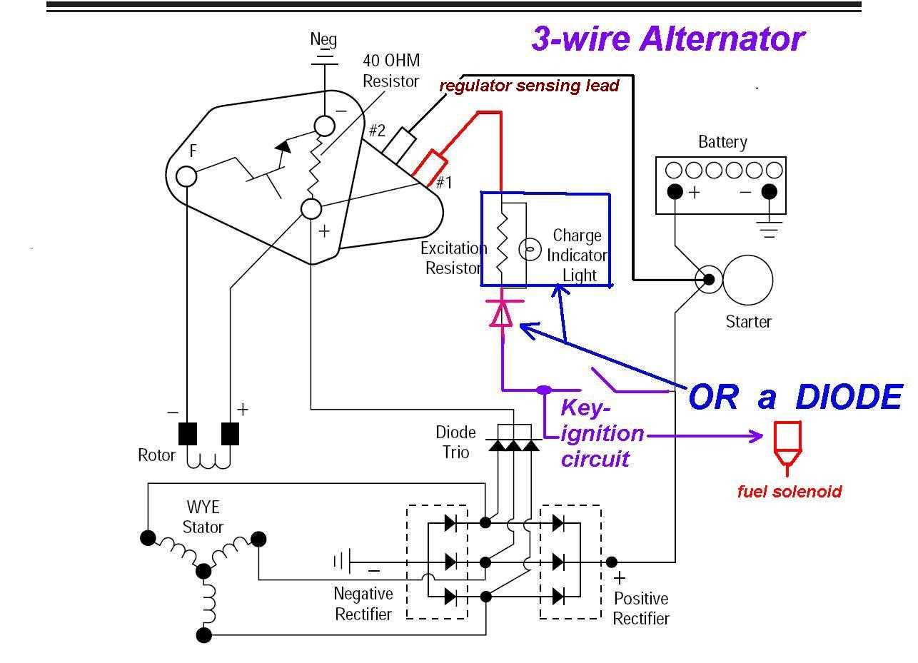 12 valve cummins alternator wiring diagram