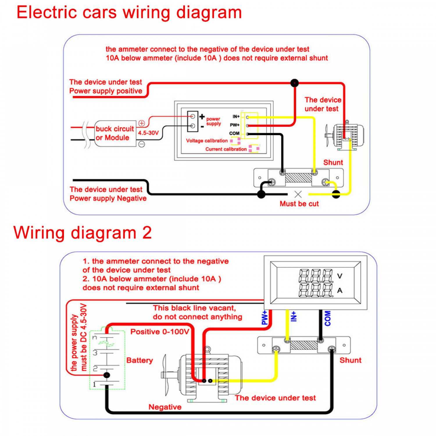 12 volt amp meter wiring diagram