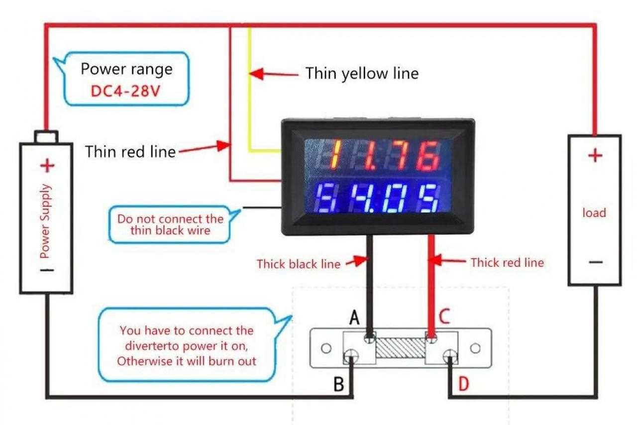 12 volt amp meter wiring diagram