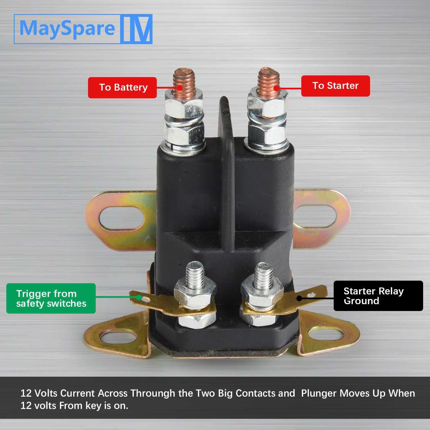 12 volt starter solenoid wiring diagram