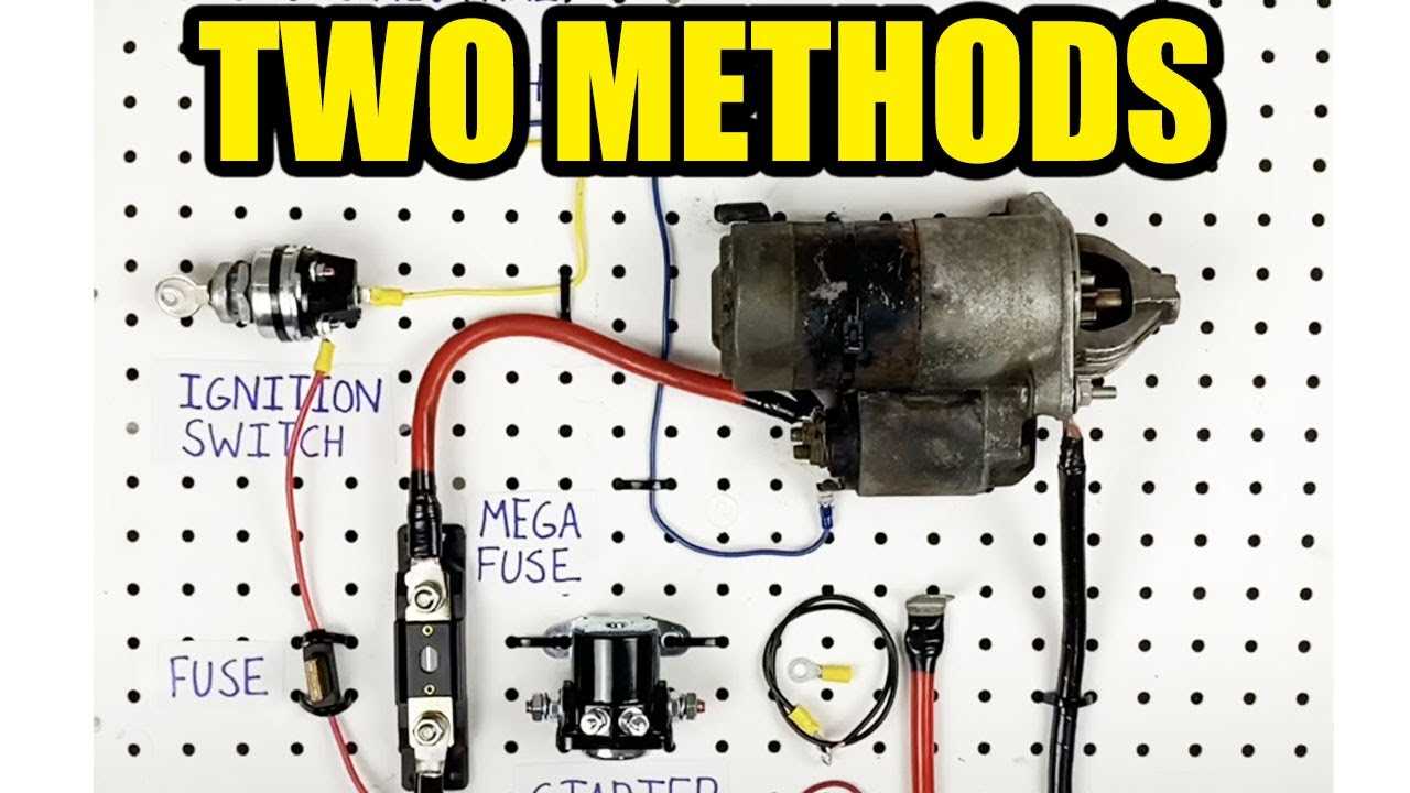 12 volt starter solenoid wiring diagram