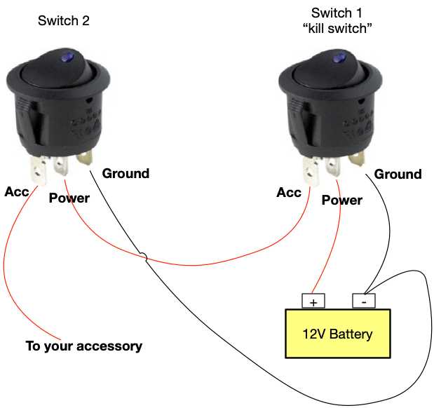 12v 2 way switch wiring diagram