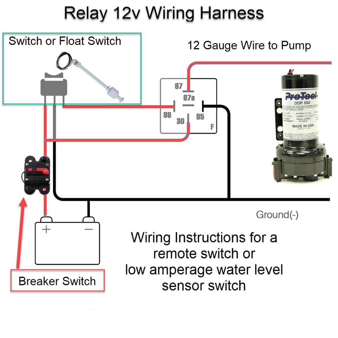 12v water pump wiring diagram