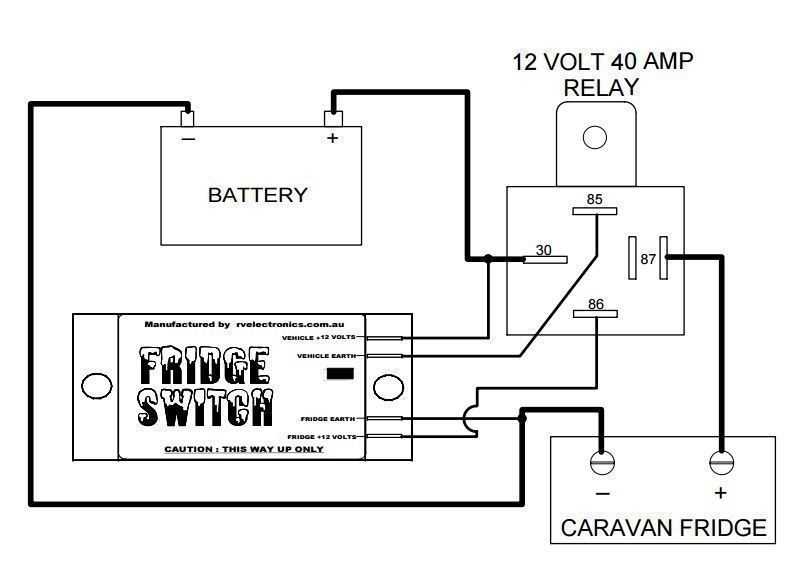 12v fridge wiring diagram