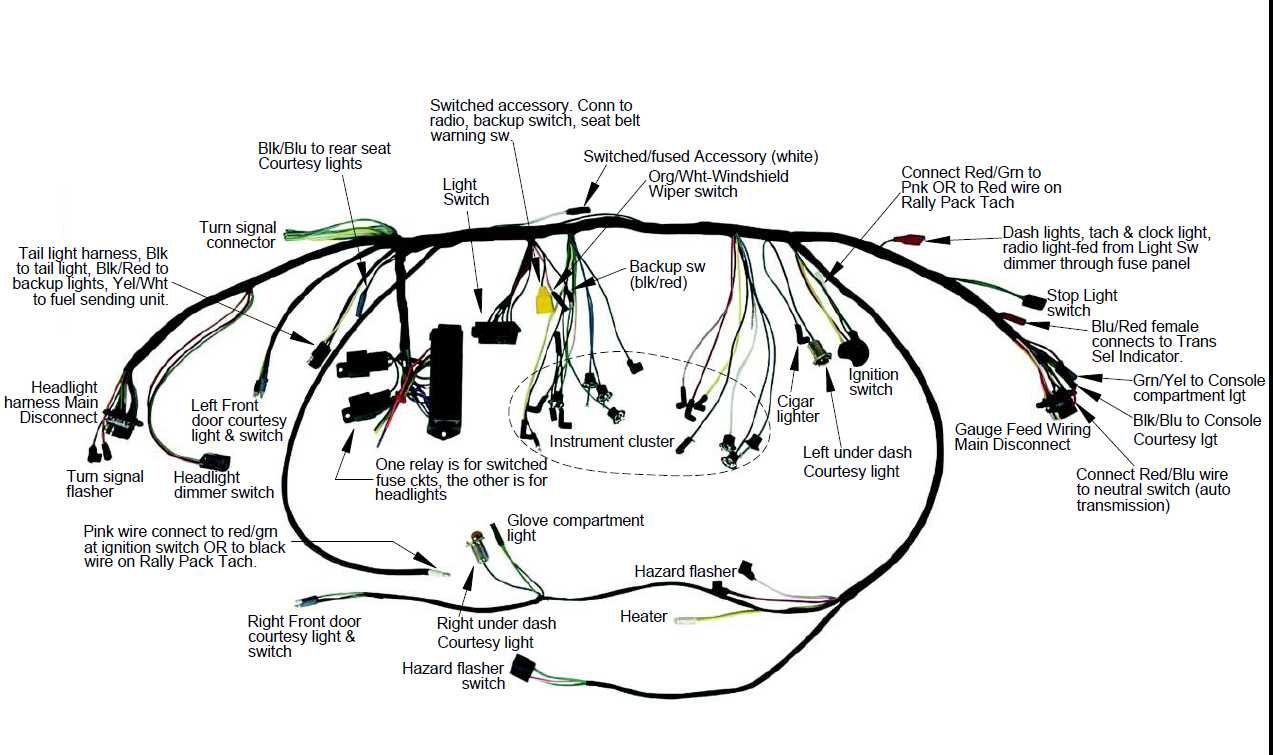 1966 mustang wiring diagram