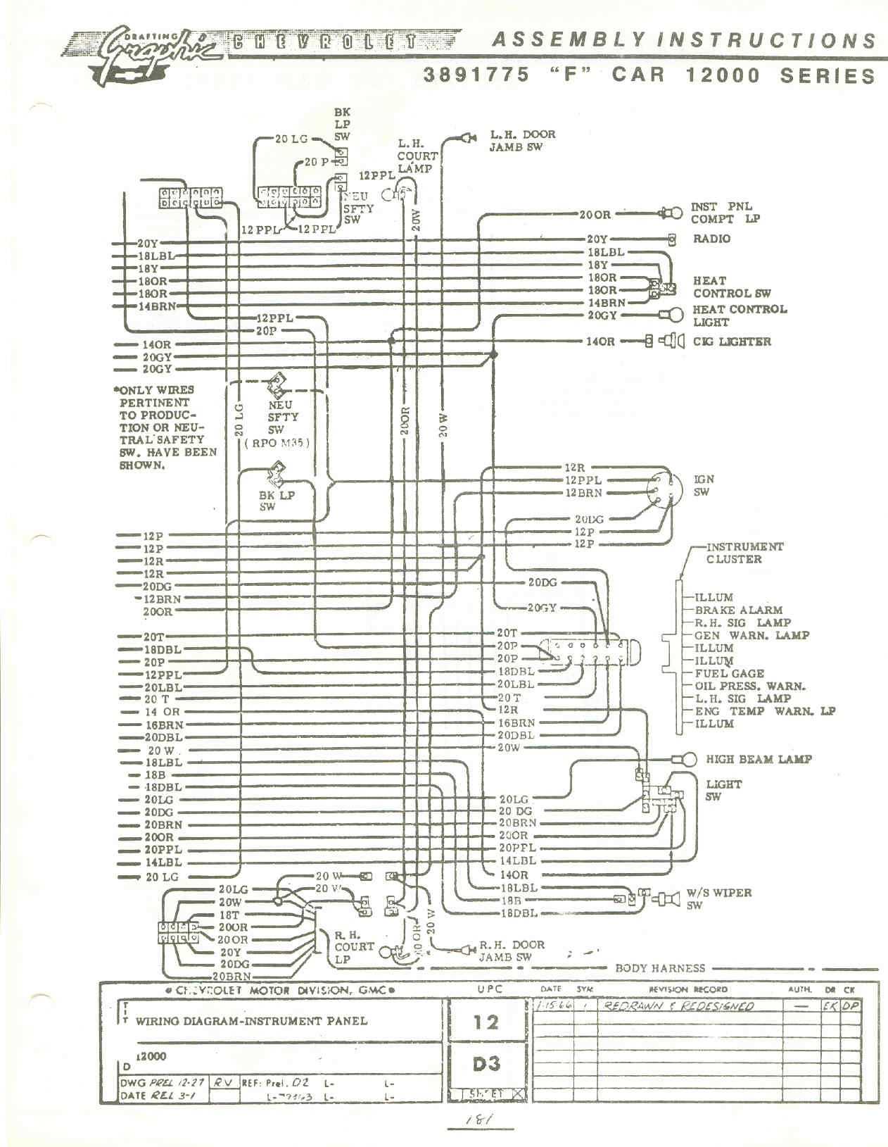 1967 chevelle wiring diagram