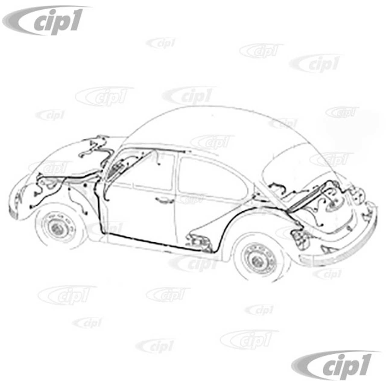 1970 vw beetle wiring diagram