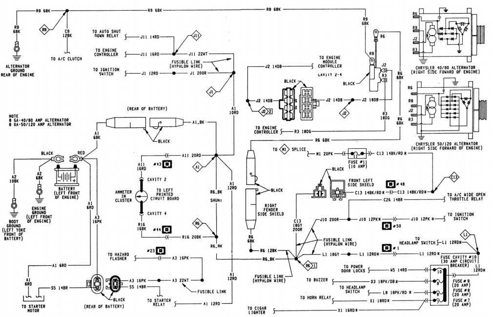 1984 dodge d150 wiring diagram