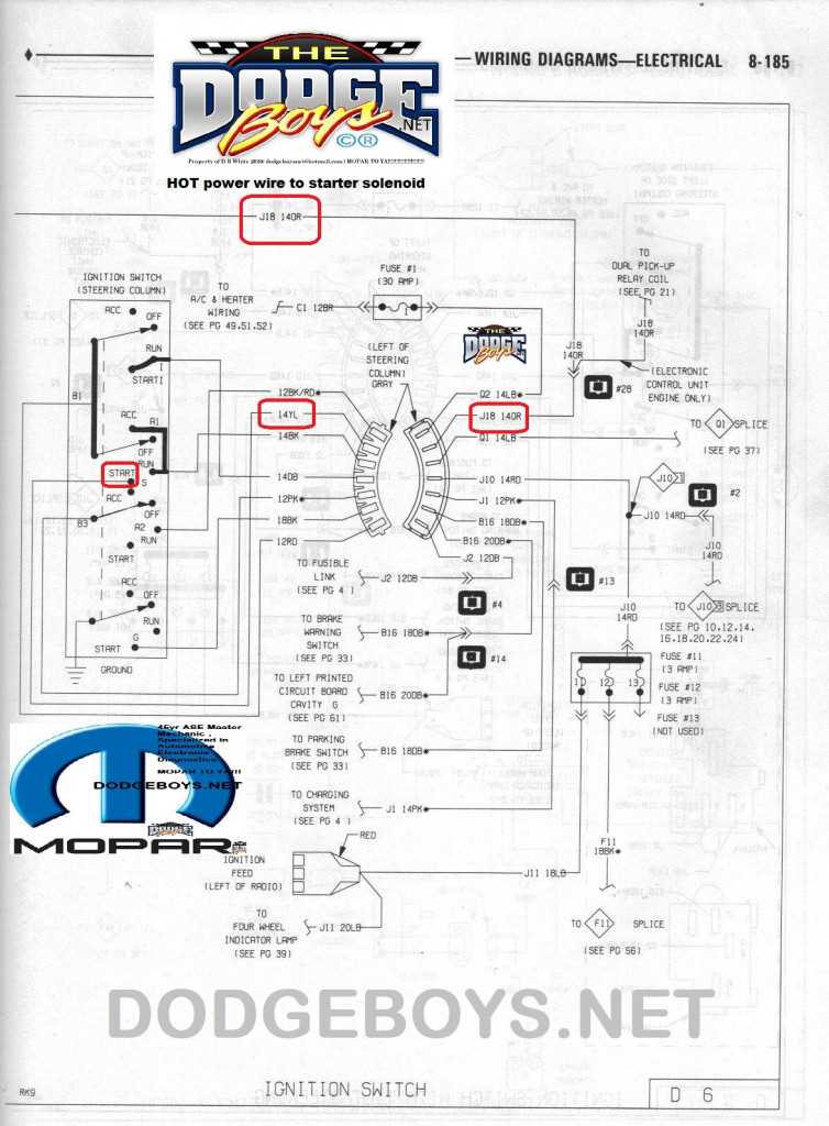 1985 dodge d150 wiring diagram