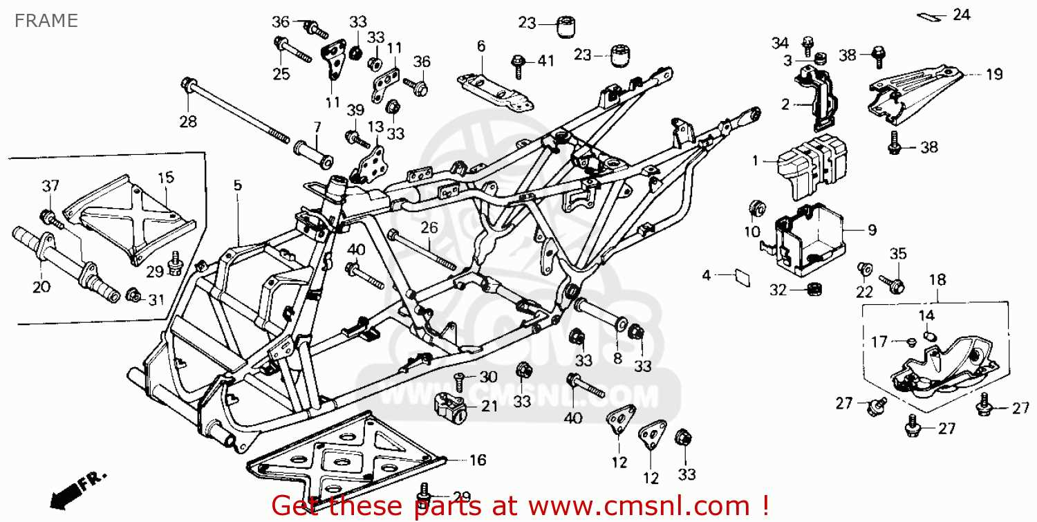 1986 honda fourtrax 250 wiring diagram