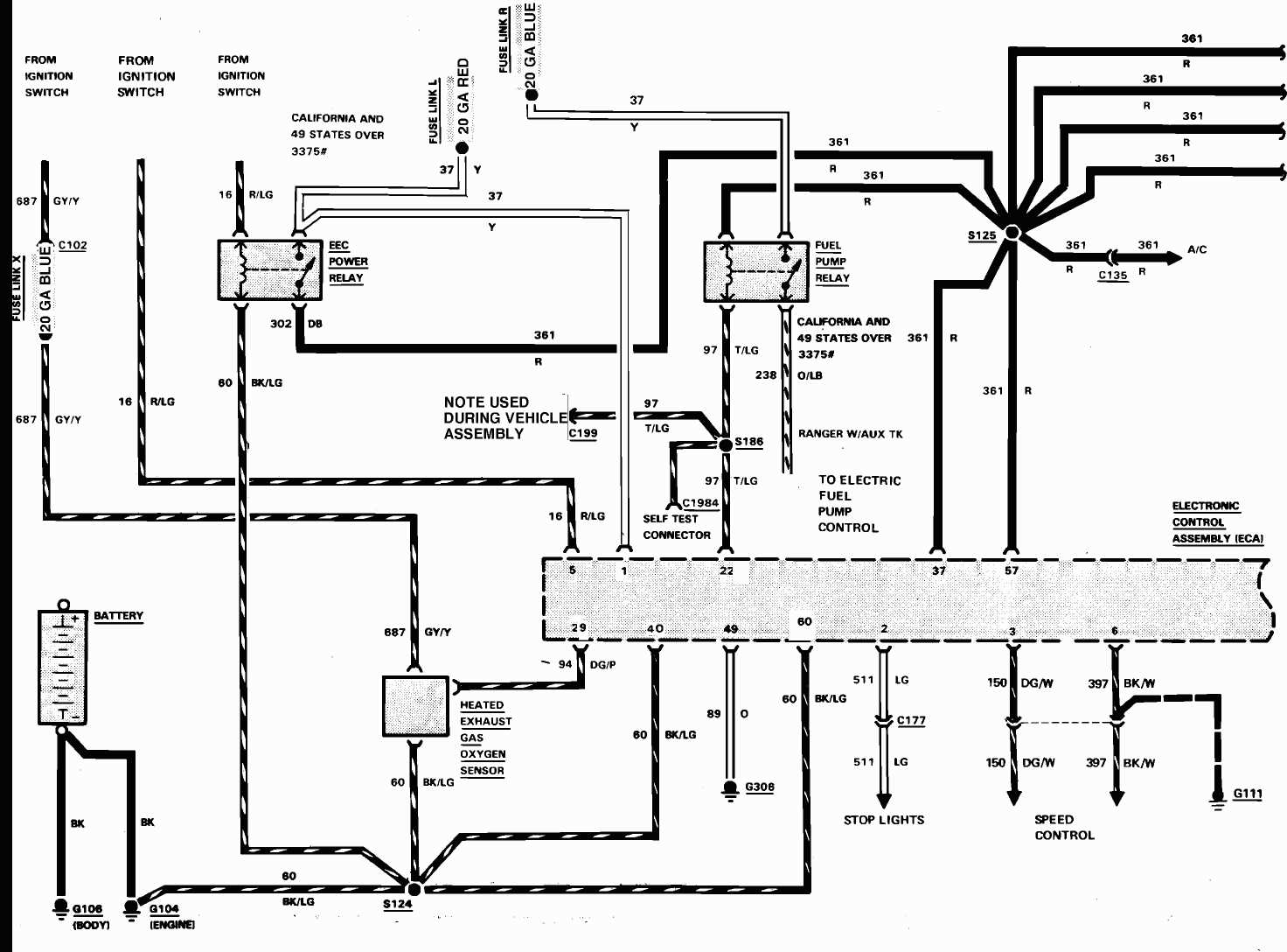 1993 ford ranger radio wiring diagram