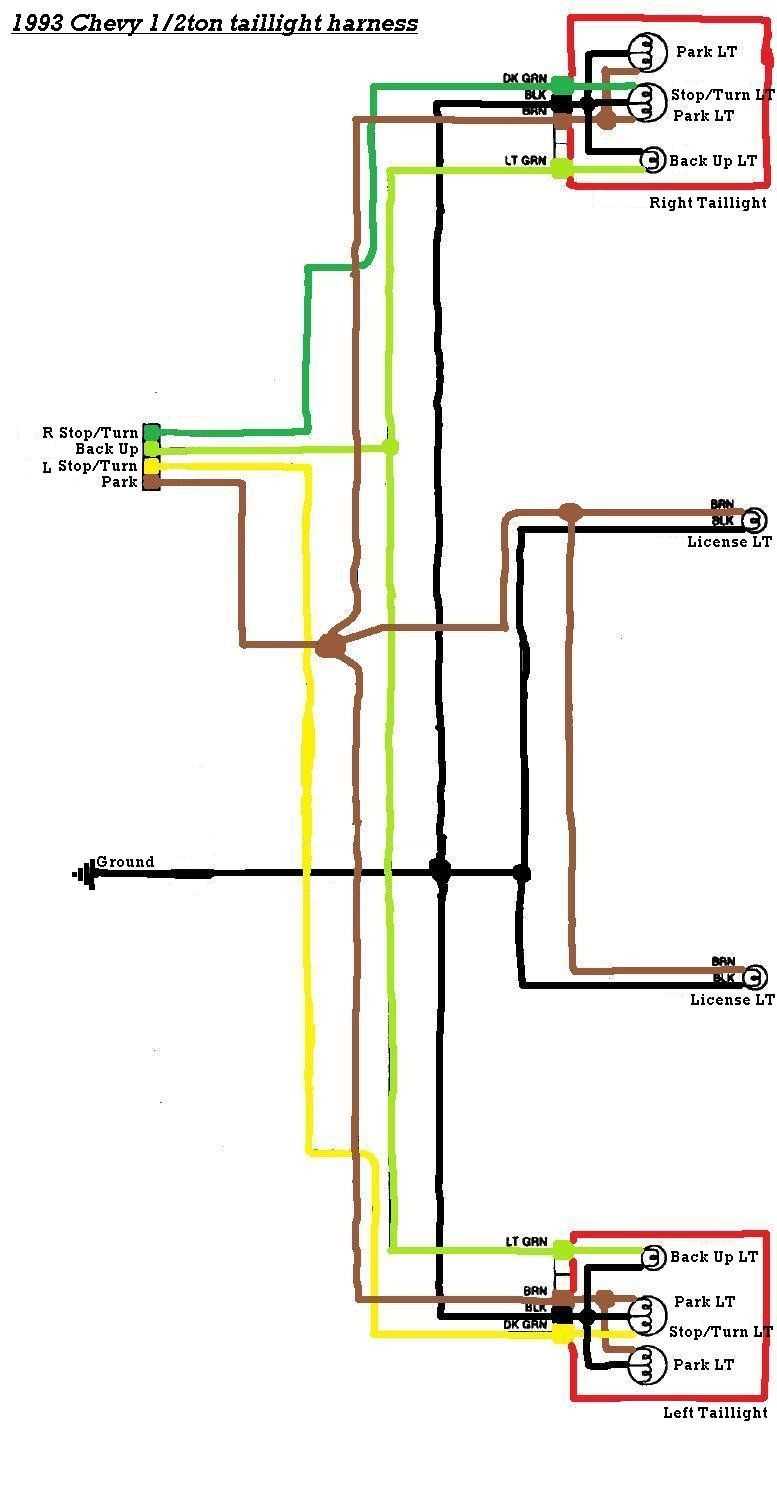 1994 chevy 1500 alternator wiring diagram