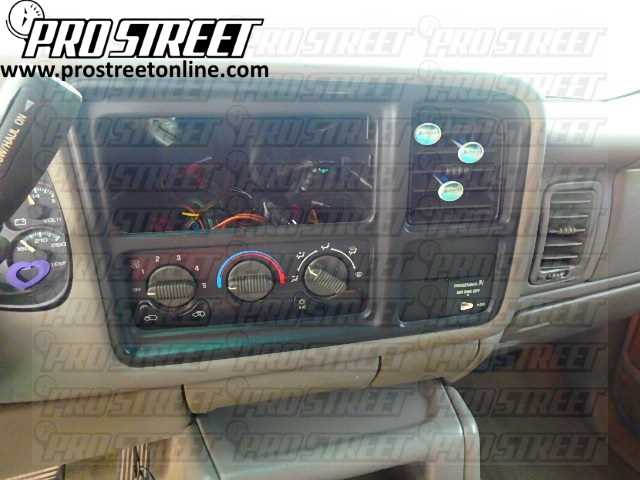 1996 chevy silverado radio wiring harness diagram