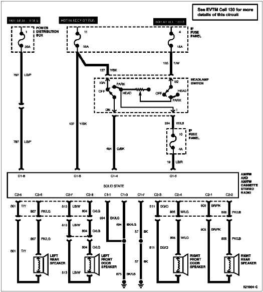 1996 ford explorer radio wiring diagram