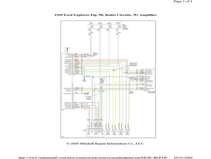 1997 ford explorer radio wiring diagram