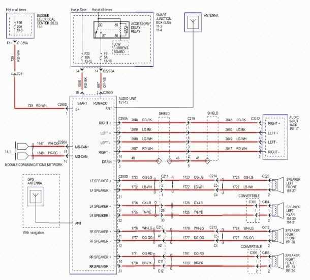 1998 ford explorer radio wiring diagram