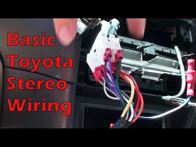 1999 toyota camry radio wiring diagram