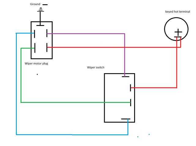 2 speed wiper switch wiring diagram