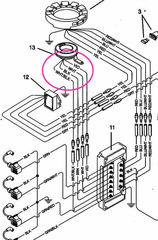 2 stroke 50 hp mercury outboard wiring diagram