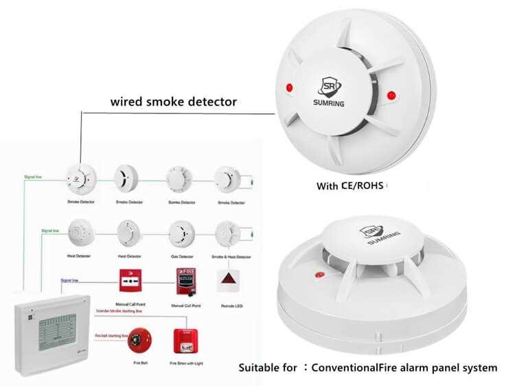 2 wire conventional smoke detector wiring diagram