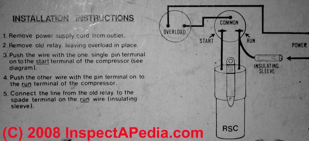 2 wire hard start kit wiring diagram