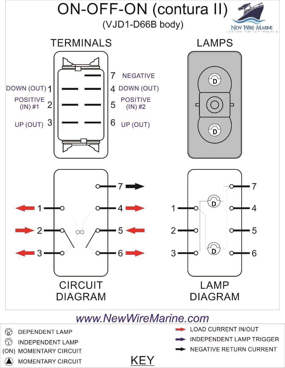 2 position toggle switch wiring diagram