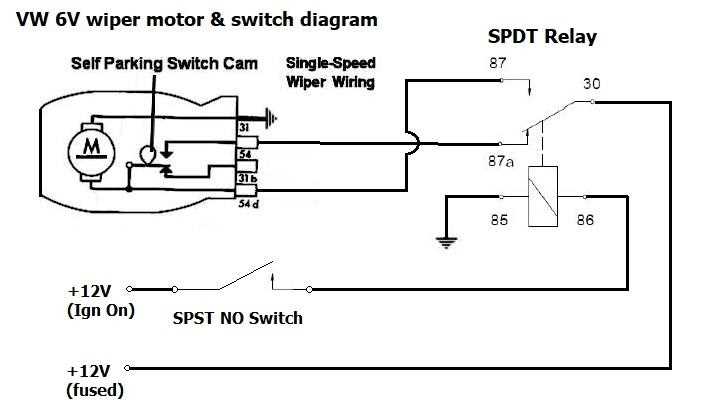 2 speed wiper switch wiring diagram