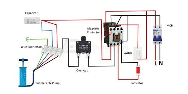 2 wire submersible pump wiring diagram