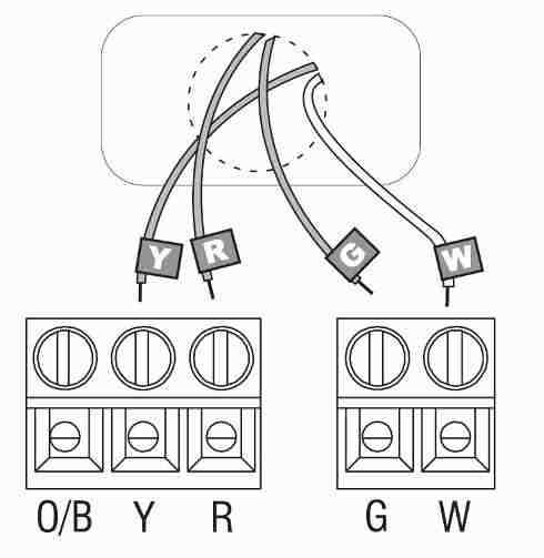 2 wire thermostat wiring diagram heat only honeywell