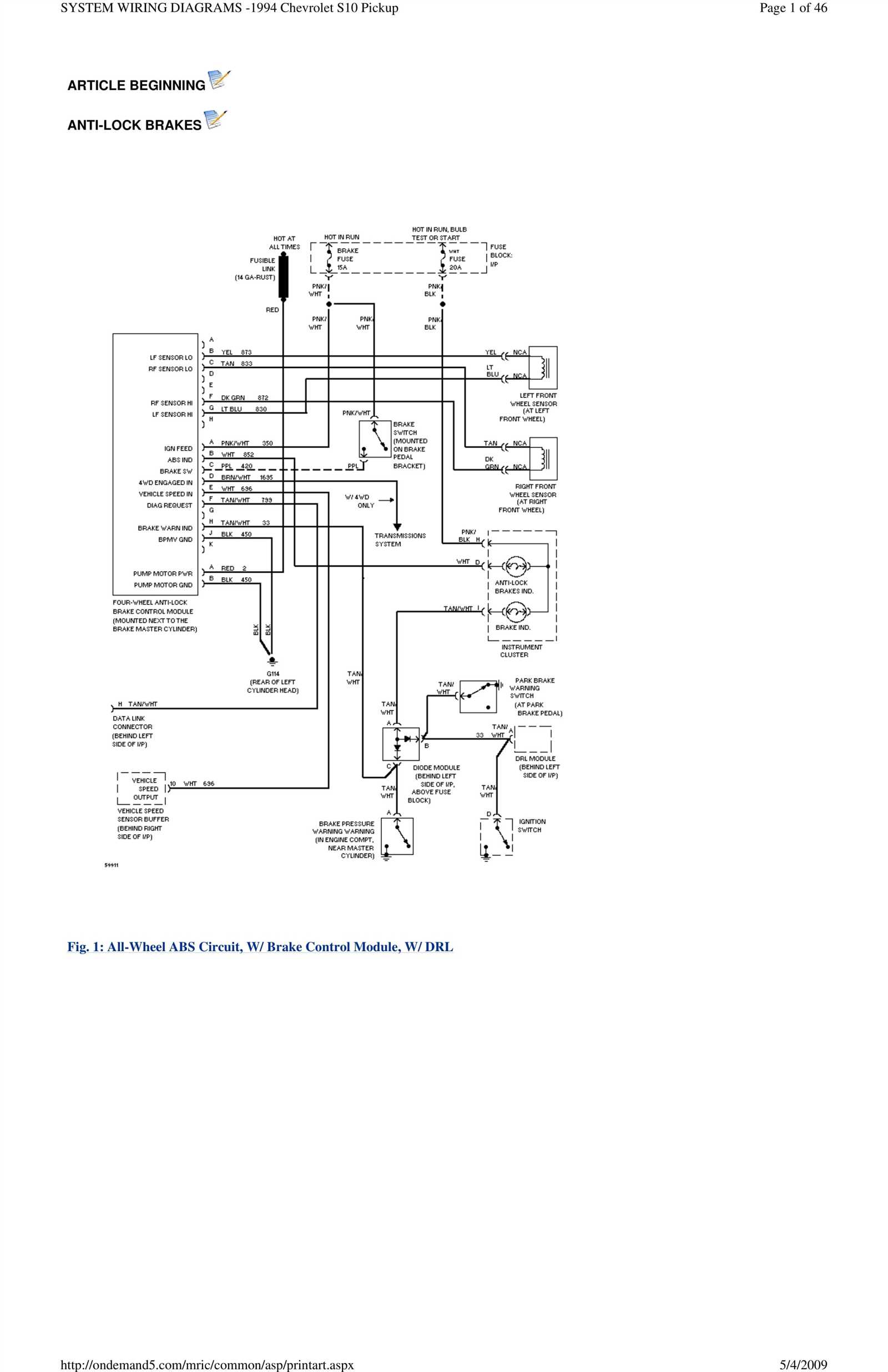 2000 chevy blazer stereo wiring diagram