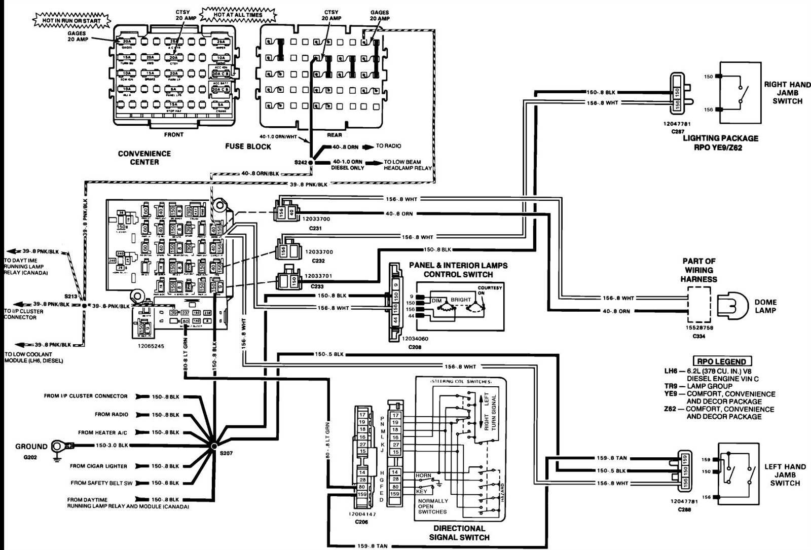 2000 chevy silverado wiring diagram color code