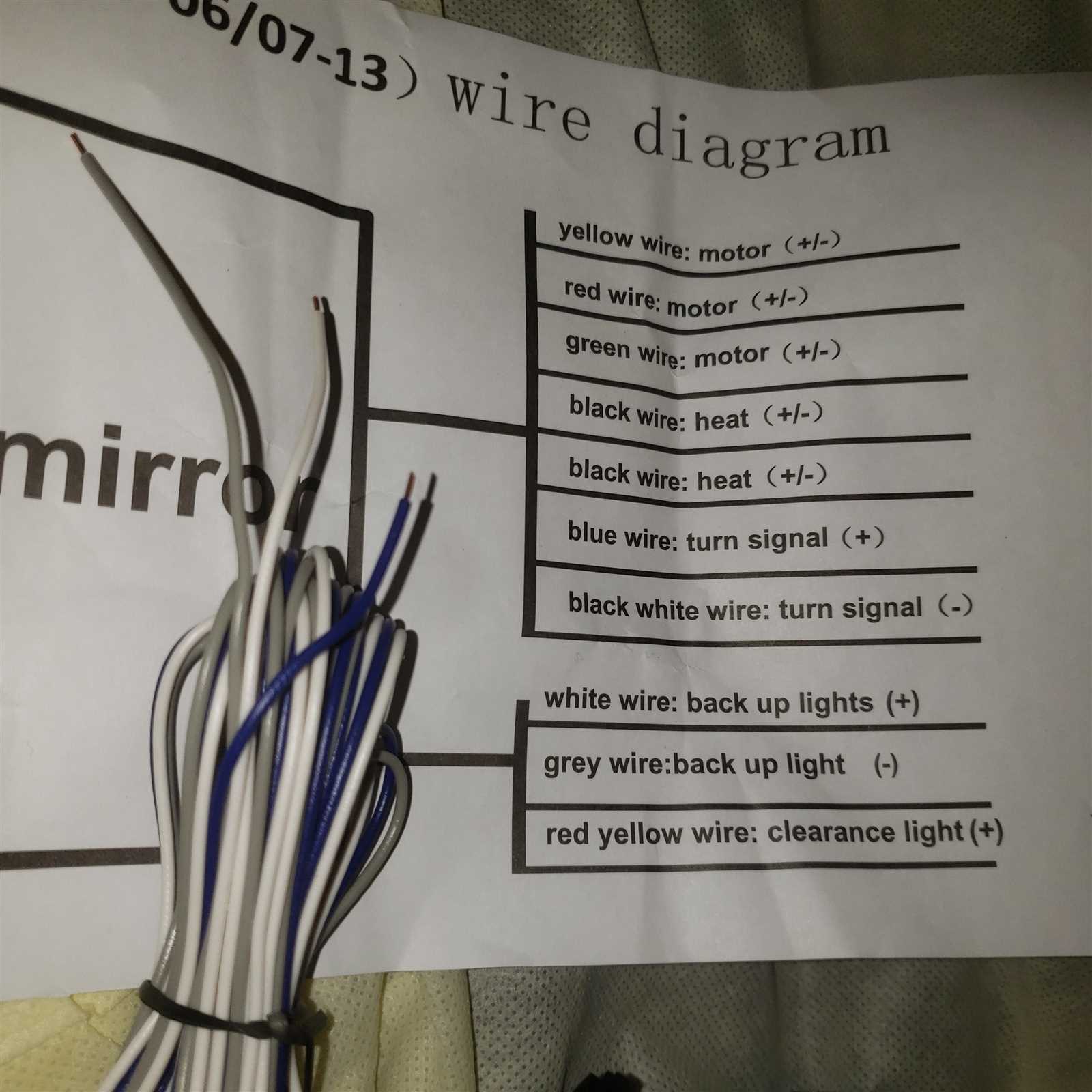 2000 f250 mirror wiring diagram