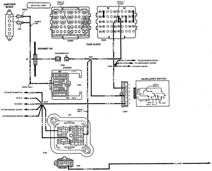 2000 s10 tail light wiring diagram