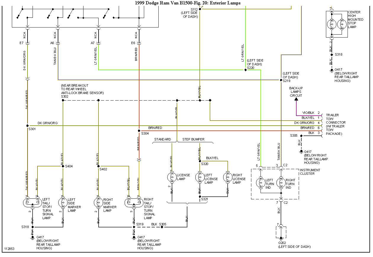 2001 dodge dakota radio wiring diagram