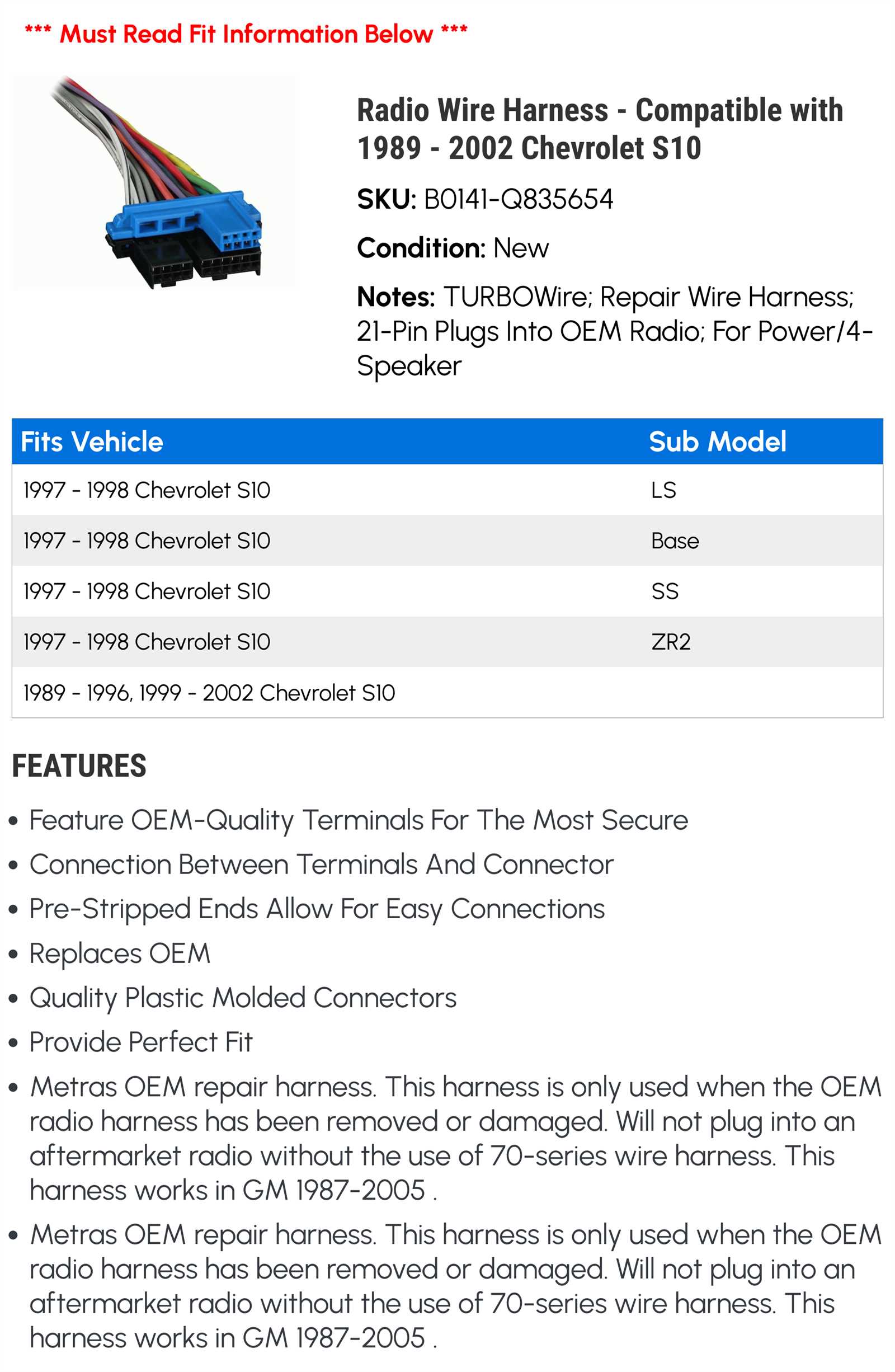 2001 chevy s10 radio wiring diagram