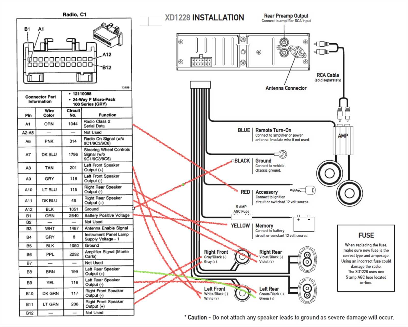 2001 gmc sierra radio wiring diagram