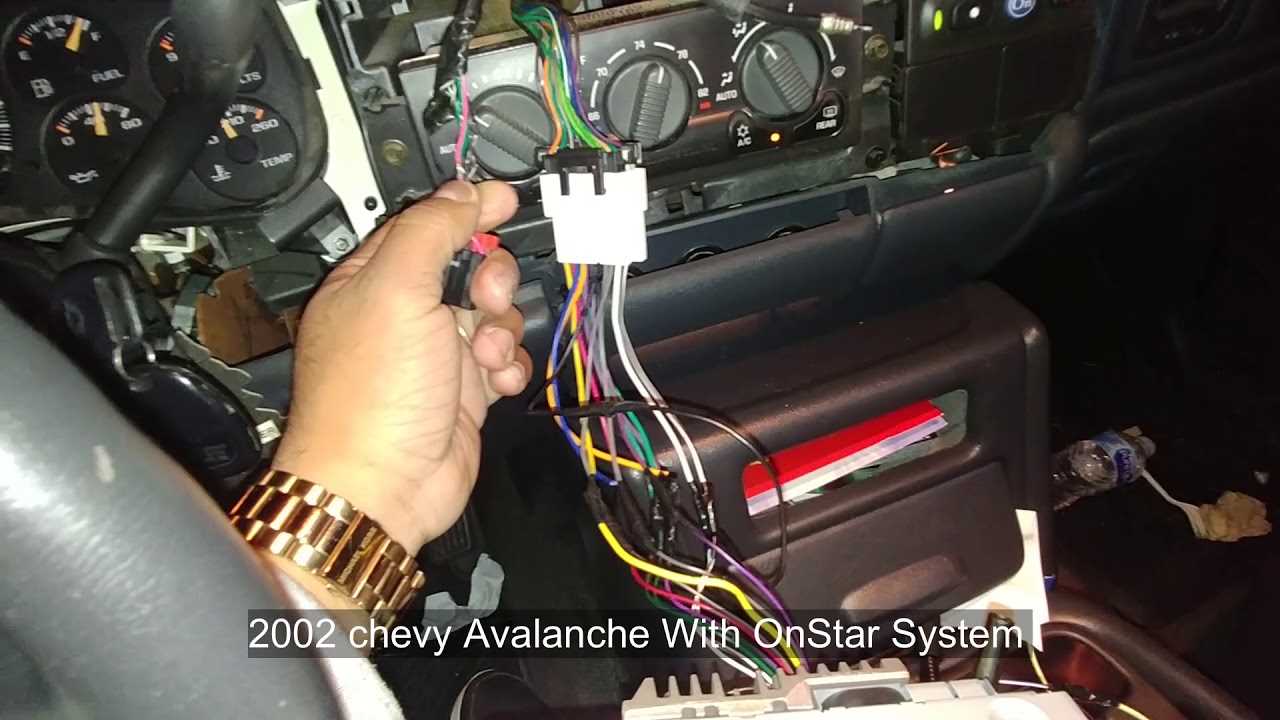 2002 chevy avalanche radio wiring diagram