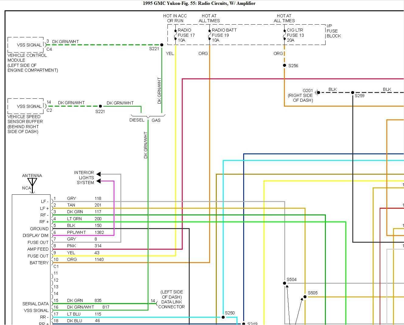 2002 chevy suburban radio wiring diagram