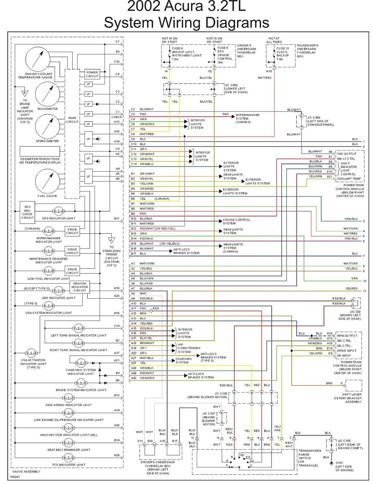 2003 honda accord radio wiring diagram