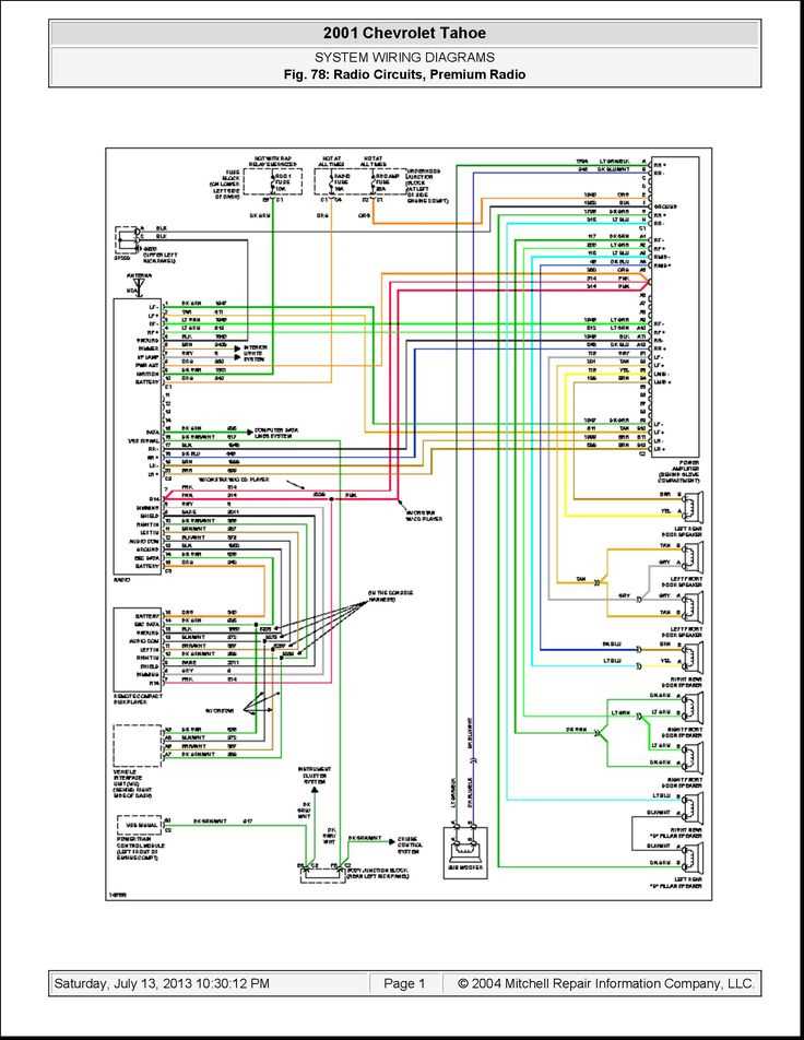 2004 chevy tahoe radio wiring diagram