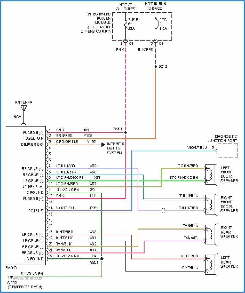 2004 dodge ram 1500 radio wiring diagram